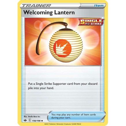Welcoming Lantern 156/198 - SWSH06 Chilling Reign Reverse Holofoil