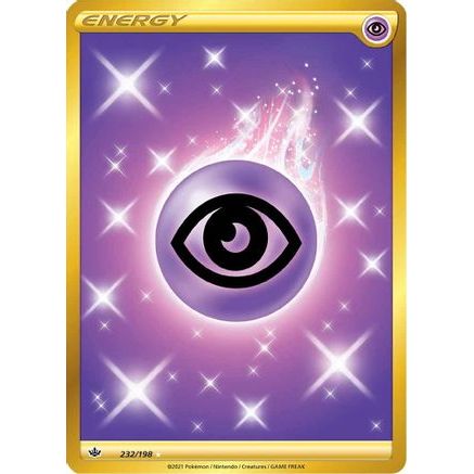 Psychic Energy (Secret) 232/198 - SWSH06 Chilling Reign Holofoil