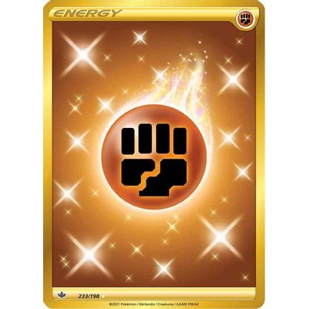 Fighting Energy (Secret) 233/198 - SWSH06 Chilling Reign Holofoil