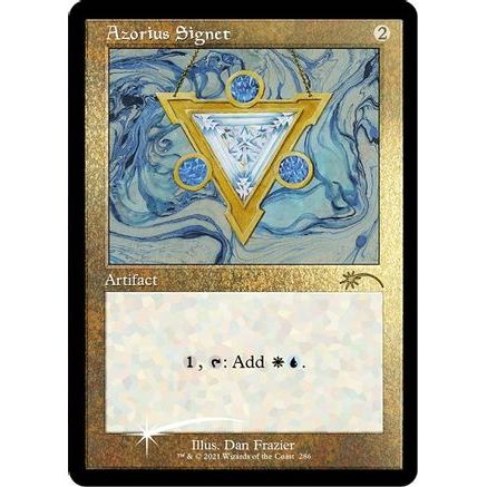 Azorius Signet (Foil Etched) (SLD-286) - Secret Lair Drop Series Foil