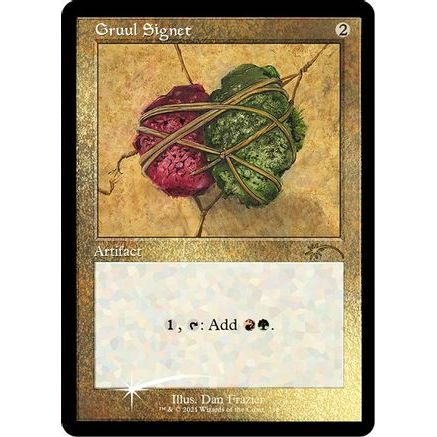 Gruul Signet (Foil Etched) (SLD-288) - Secret Lair Drop Series Foil