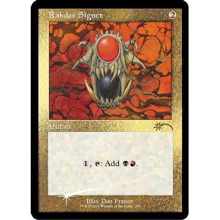 Rakdos Signet (Foil Etched) (SLD-289) - Secret Lair Drop Series Foil