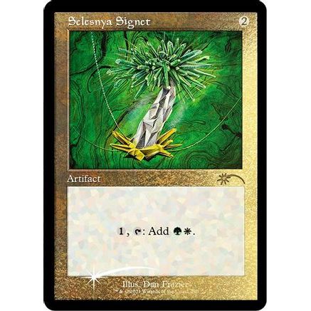 Selesnya Signet (Foil Etched) (SLD-290) - Secret Lair Drop Series Foil