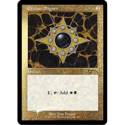 Orzhov Signet (Foil Etched) (SLD-294) - Secret Lair Drop Series Foil