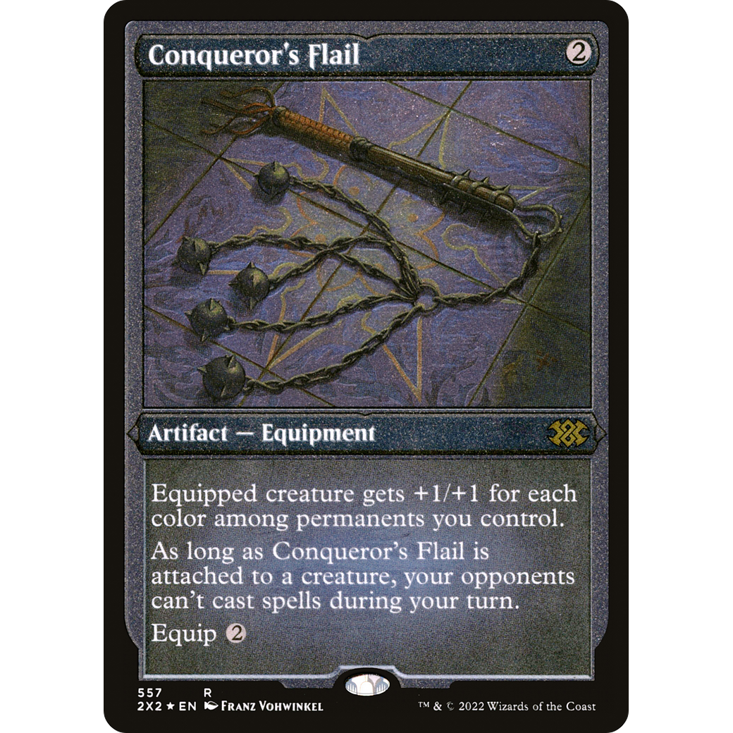 Conqueror's Flail (Foil Etched) (2X2-557) - Double Masters 2022 Foil