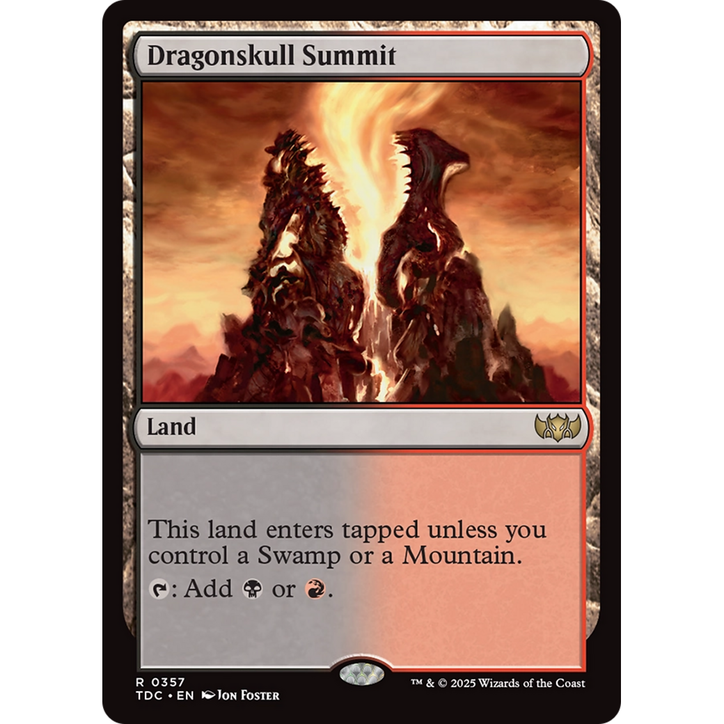Dragonskull Summit (TDC-357) - Commander: Tarkir: Dragonstorm