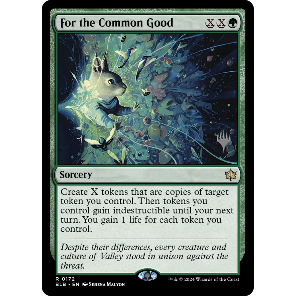For the Common Good (PPBLB-172P) - Bloomburrow Promos Foil