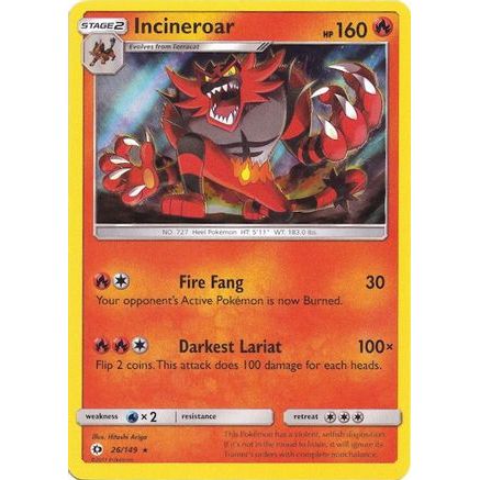 Incineroar - 26/149 (Water Web Holo) 26 - Miscellaneous Cards & Products Holofoil