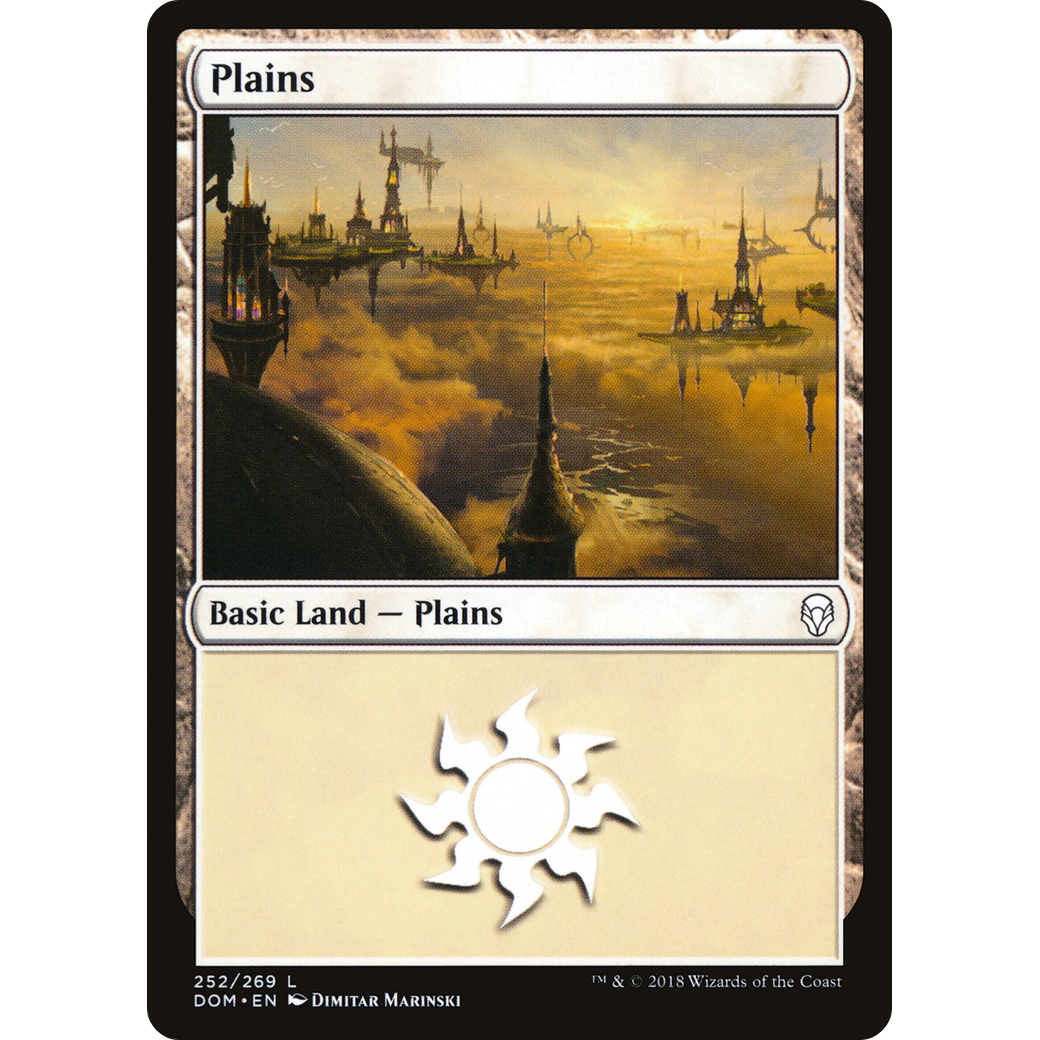 Plains (252) (DOM-252) - Dominaria Foil