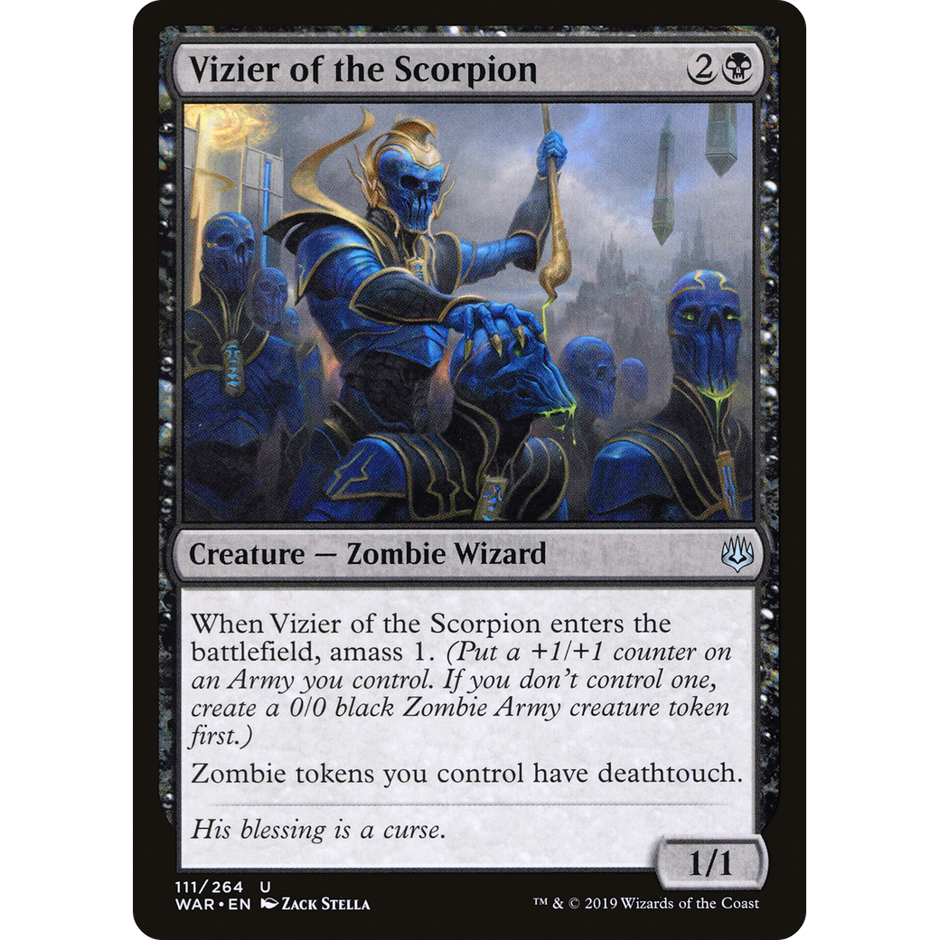 Vizier of the Scorpion (WAR-111) - War of the Spark Foil