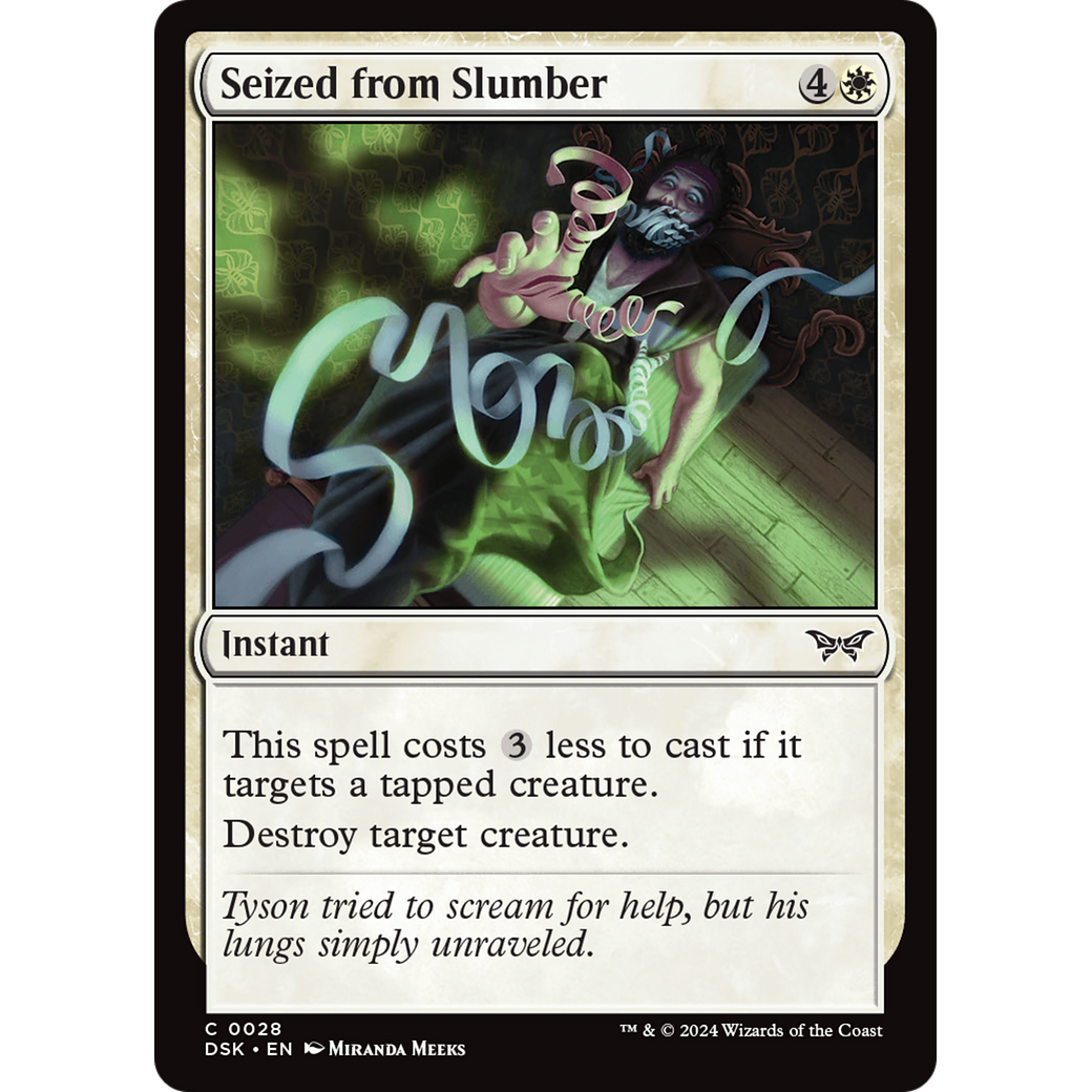 Seized from Slumber (DSK-028) - Duskmourn: House of Horror