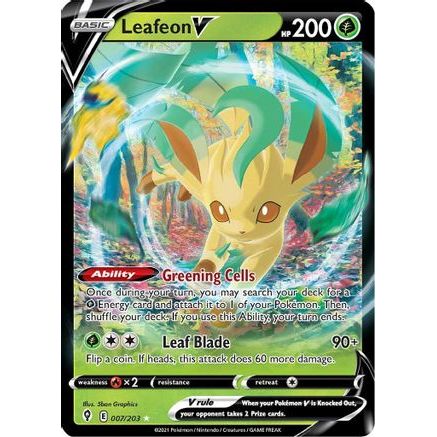 Leafeon V 7/203 - SWSH07 Evolving Skies Holofoil