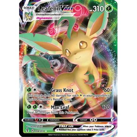 Leafeon VMAX 8/203 - SWSH07 Evolving Skies Holofoil