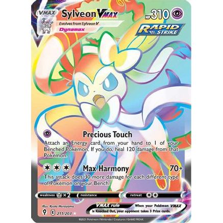 Sylveon VMAX (Secret) 211/203 - SWSH07 Evolving Skies Holofoil