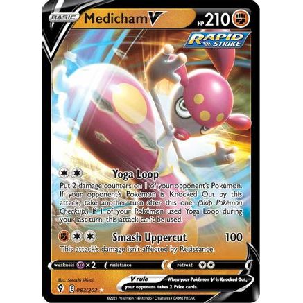 Medicham V 83/203 - SWSH07 Evolving Skies Holofoil