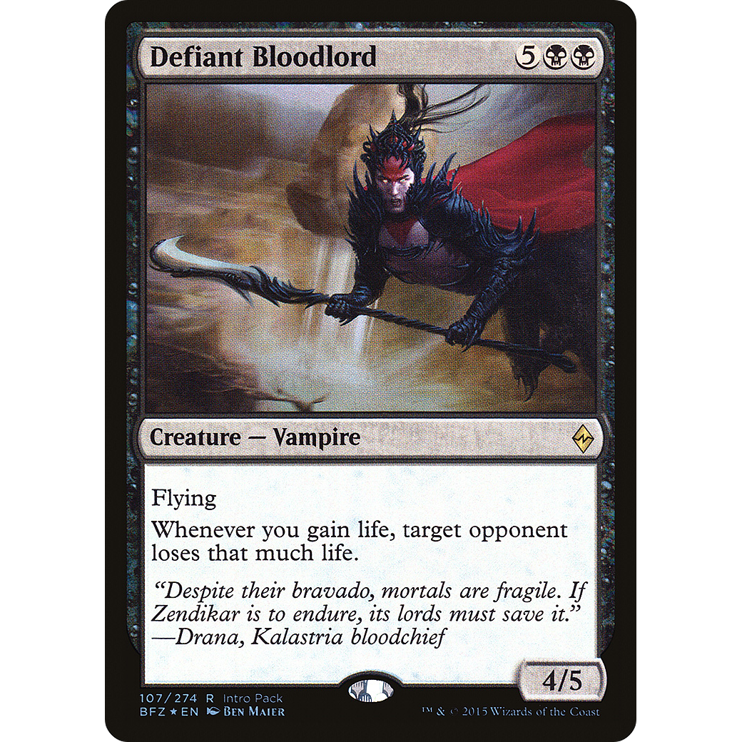 Defiant Bloodlord (UMP-107) - Battle for Zendikar Promos Foil