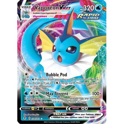 Vaporeon VMAX 30/203 - SWSH07 Evolving Skies Holofoil