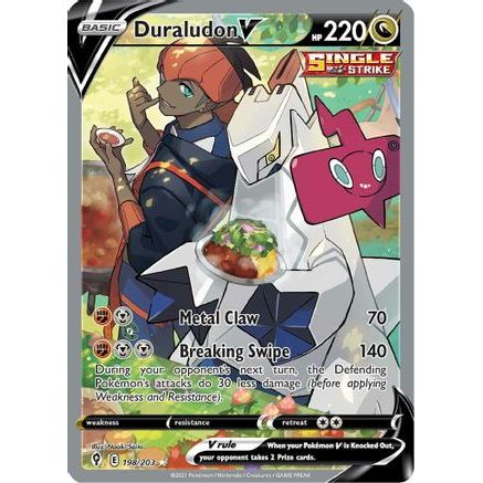 Duraludon V (Alternate Full Art) 198/203 - SWSH07 Evolving Skies Holofoil