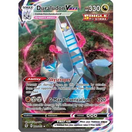 Duraludon VMAX (Alternate Art Secret) 220/203 - SWSH07 Evolving Skies Holofoil