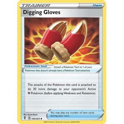 Digging Gloves 145/203 - SWSH07 Evolving Skies