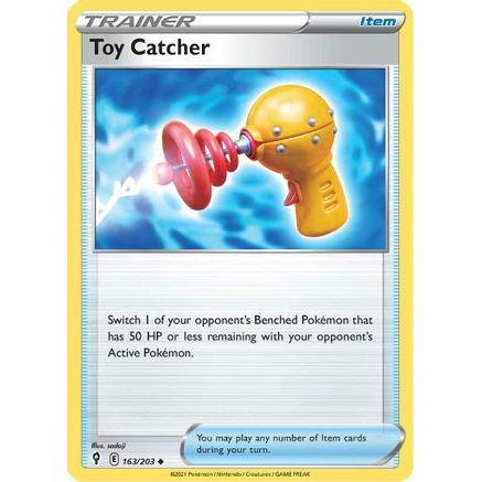 Toy Catcher 163/203 - SWSH07 Evolving Skies Reverse Holofoil