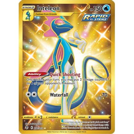 Inteleon (Secret) 227/203 - SWSH07 Evolving Skies Holofoil