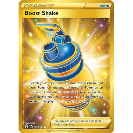 Boost Shake (Secret) 229/203 - SWSH07 Evolving Skies Holofoil