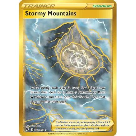 Stormy Mountains (Secret) 232/203 - SWSH07 Evolving Skies Holofoil
