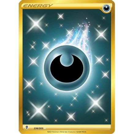 Darkness Energy (Secret) 236/203 - SWSH07 Evolving Skies Holofoil