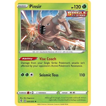 Pinsir 1/203 - SWSH07 Evolving Skies