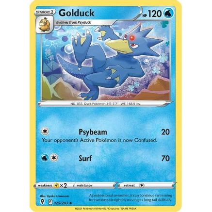 Golduck 25/203 - SWSH07 Evolving Skies