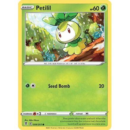 Petilil 9/203 - SWSH07 Evolving Skies