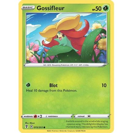 Gossifleur 15/203 - SWSH07 Evolving Skies Reverse Holofoil