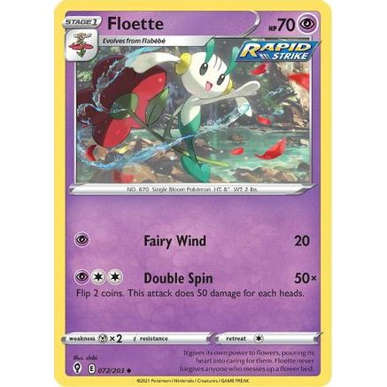 Floette 72/203 - SWSH07 Evolving Skies Reverse Holofoil