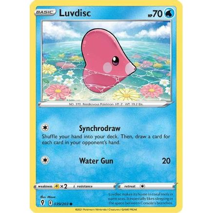 Luvdisc 39/203 - SWSH07 Evolving Skies Reverse Holofoil