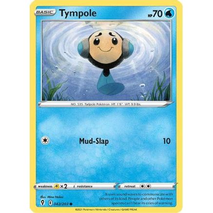 Tympole 42/203 - SWSH07 Evolving Skies Reverse Holofoil