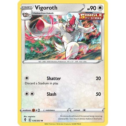 Vigoroth 130/203 - SWSH07 Evolving Skies
