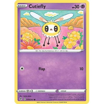Cutiefly 78/203 - SWSH07 Evolving Skies