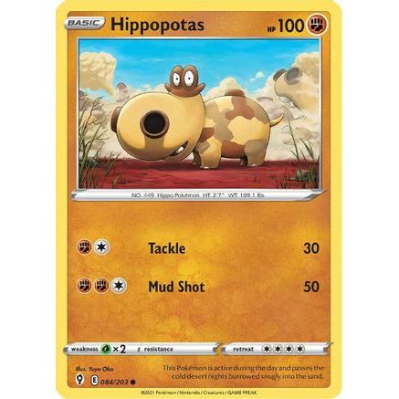 Hippopotas 84/203 - SWSH07 Evolving Skies Reverse Holofoil