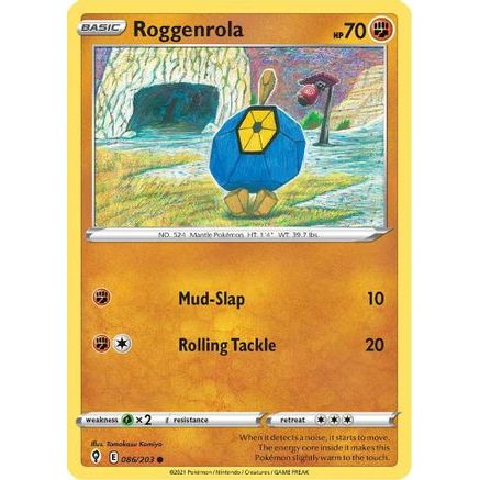 Roggenrola 86/203 - SWSH07 Evolving Skies