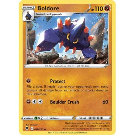Boldore 87/203 - SWSH07 Evolving Skies