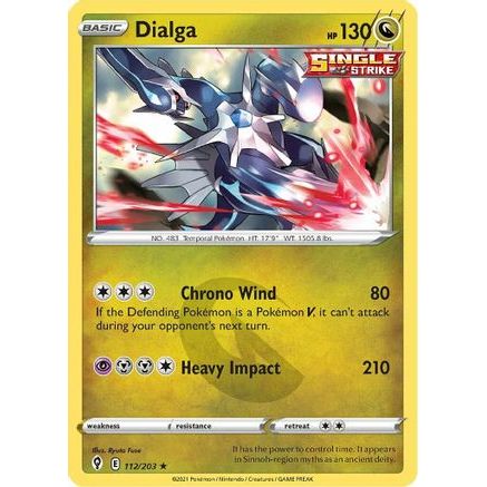 Dialga 112/203 - SWSH07 Evolving Skies Reverse Holofoil