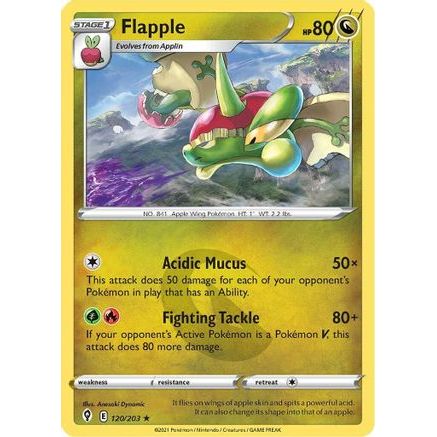 Flapple 120/203 - SWSH07 Evolving Skies