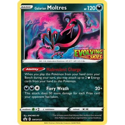 Galarian Moltres - SWSH125 (Prerelease) SWSH125/307 - SWSH Sword & Shield Promo Cards Holofoil