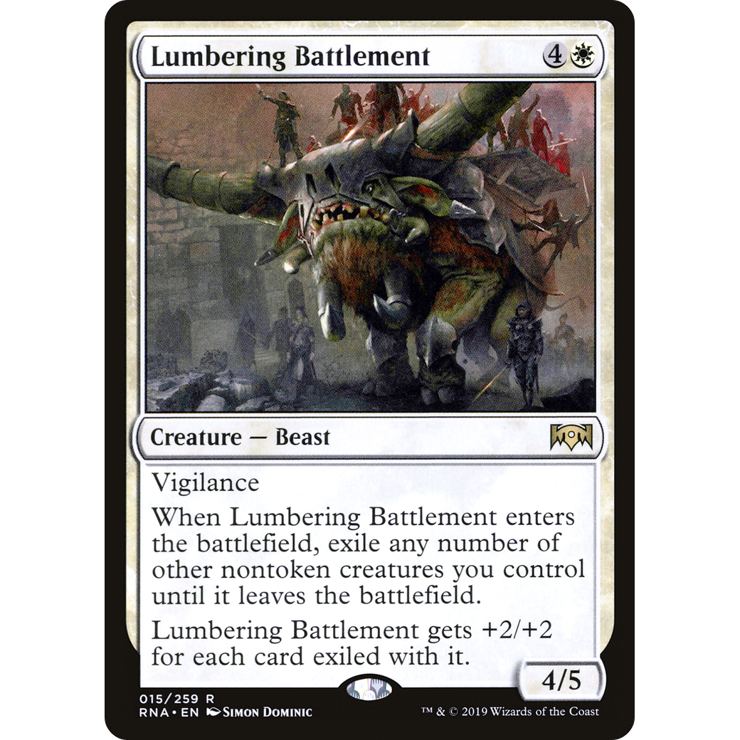 Lumbering Battlement (RNA-015) - Ravnica Allegiance