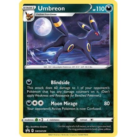 Umbreon - SWSH129 SWSH129/307 - SWSH Sword & Shield Promo Cards Holofoil