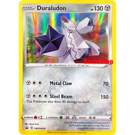 Duraludon - SWSH028 (Gamestop Exclusive) SWSH028 - Miscellaneous Cards & Products Holofoil