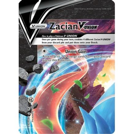 Zacian V-UNION - SWSH163 SWSH163/307 - SWSH Sword & Shield Promo Cards Holofoil