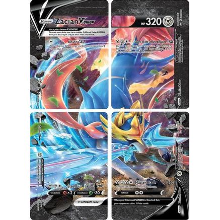 Zacian V-UNION [Set of 4] - SWSH Sword & Shield Promo Cards Holofoil