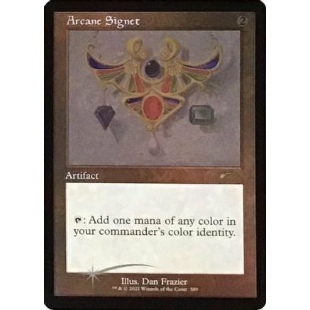 Arcane Signet (589) (Foil Etched) (SLD-589) - Secret Lair Drop Series Foil